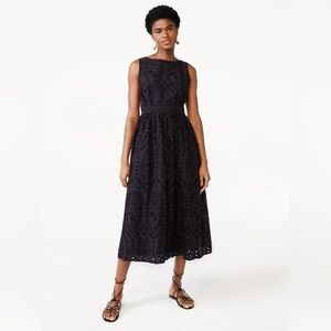 Elegant Black Sleeveless Dress